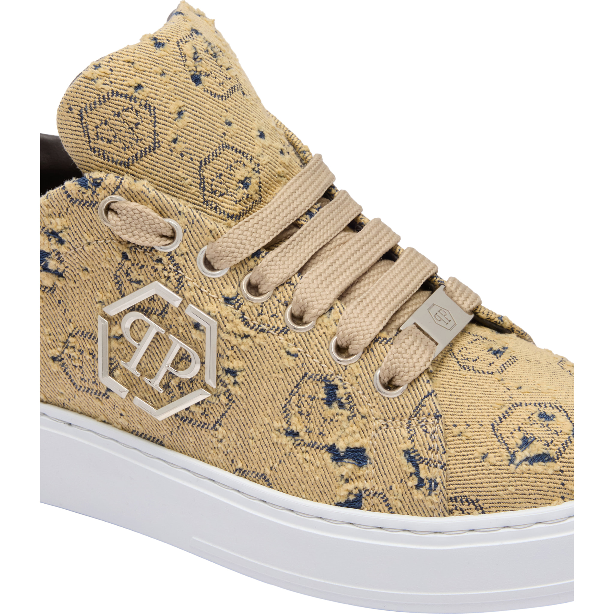 PHILIPP PLEIN Low-Top Sneakers Jacquard Monogram