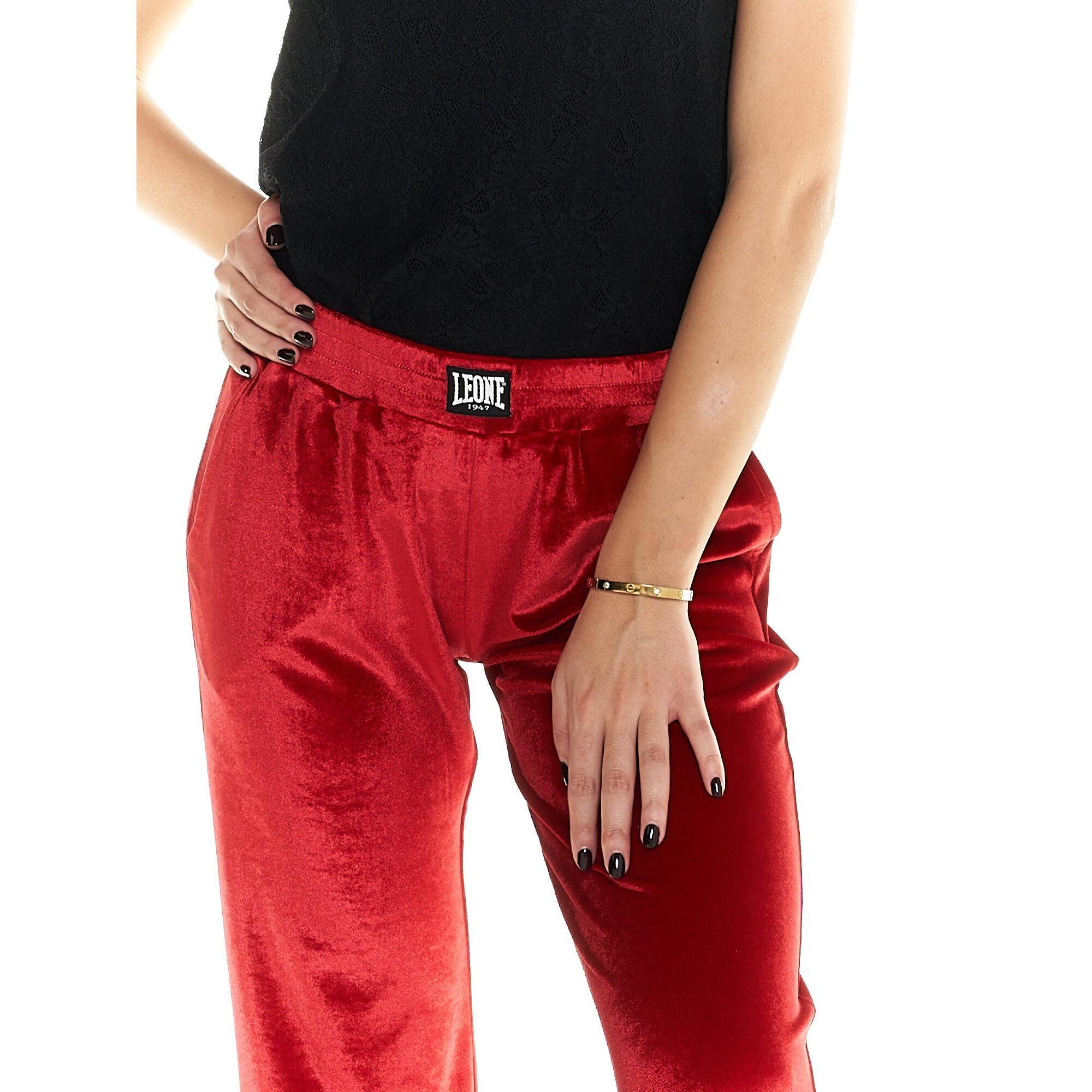 Pantalón de chándal de mujer Leone Scooter de chenilla acampanado