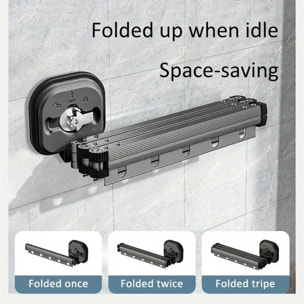 Séchoir à linge mural PYTHON 125cm