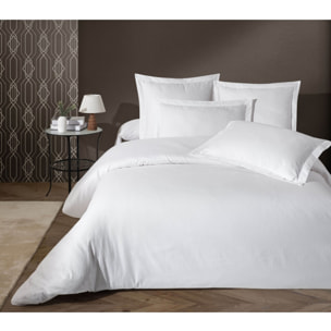 Housse de couette satin de coton rayé