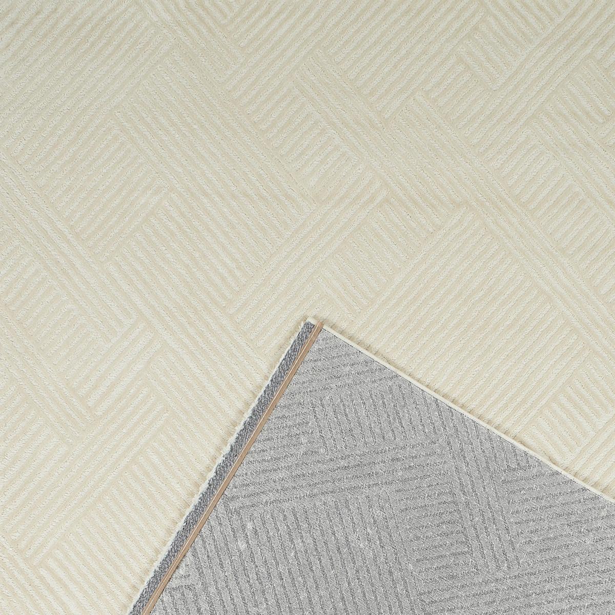 Tapis salon 80x150 CEROTEO Crème tapis tendance