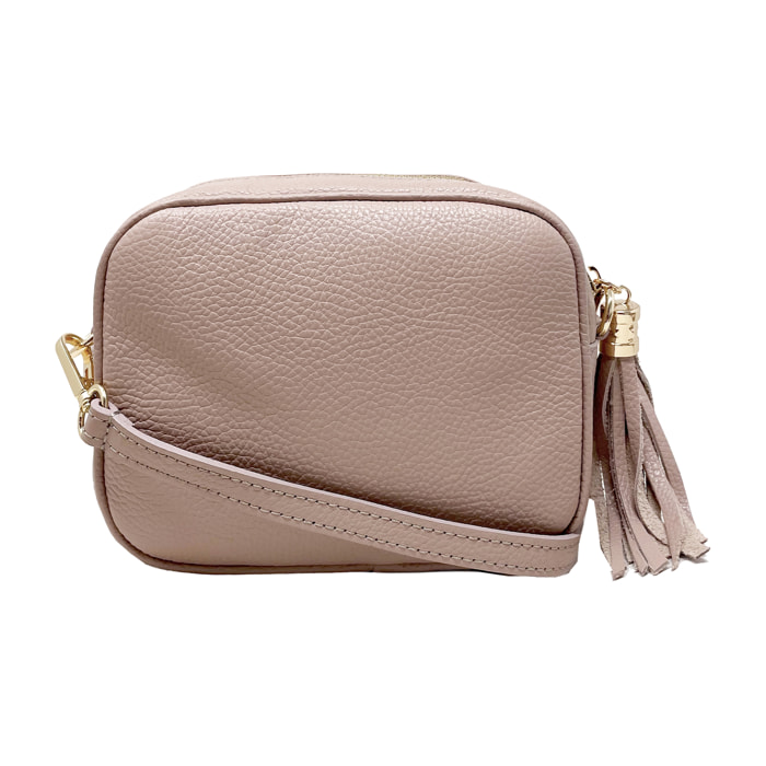 Borsetta a Tracolla Clutch in Vera Pelle Made in Italy