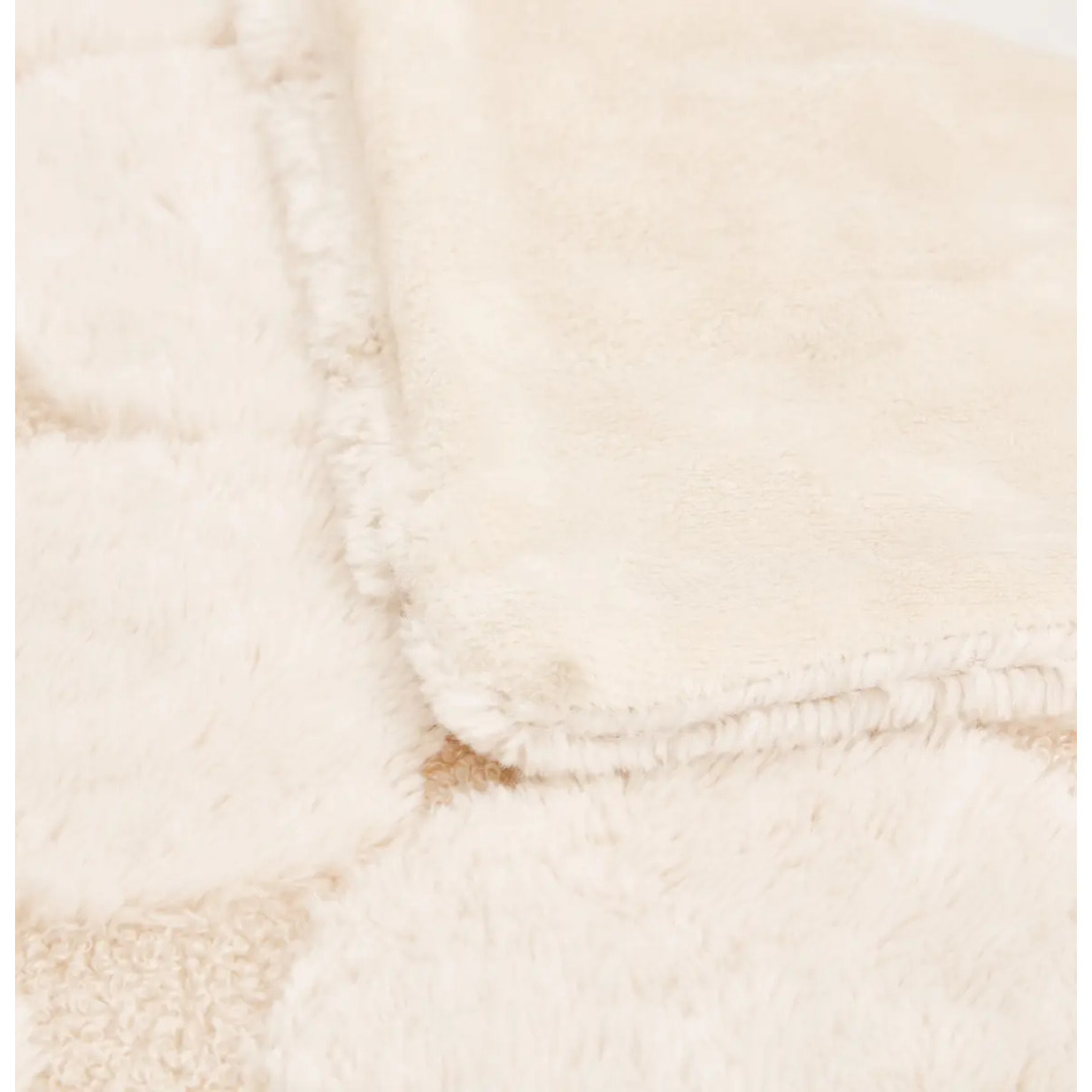 Plaid Boucly 180x230cm galet beige