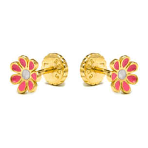 Pendientes Kacel acabado oro amarillo 18k