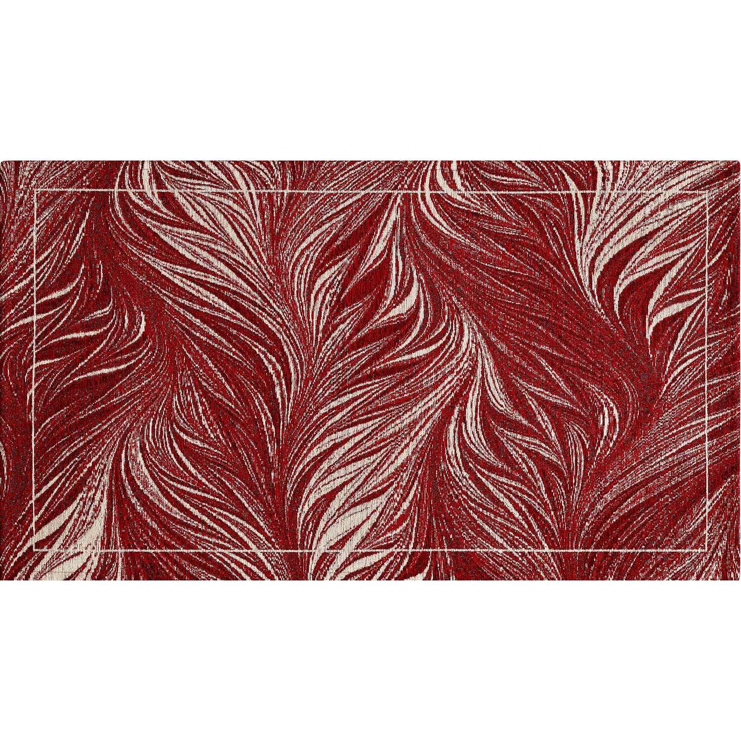 Tappeto Sala Salotto Soggiorno Rosso