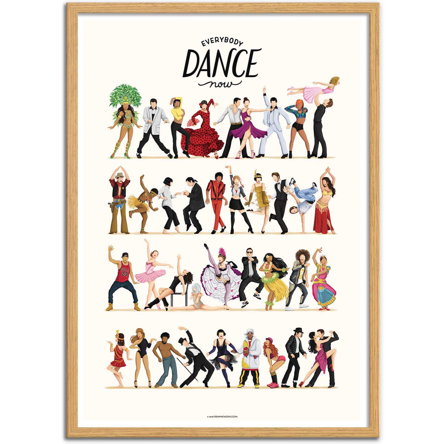 Affiche - Everybody Dance now - Nour Tohme