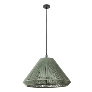 SAIGON OUT C70 Lampe suspension vert olive cone cap