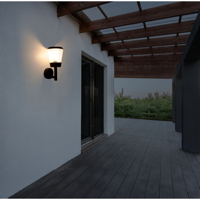 Forlight Elaine - Aplique de Pared Exterior E27 con IP54 para Jardín y Terraza de Color Gris Urbano