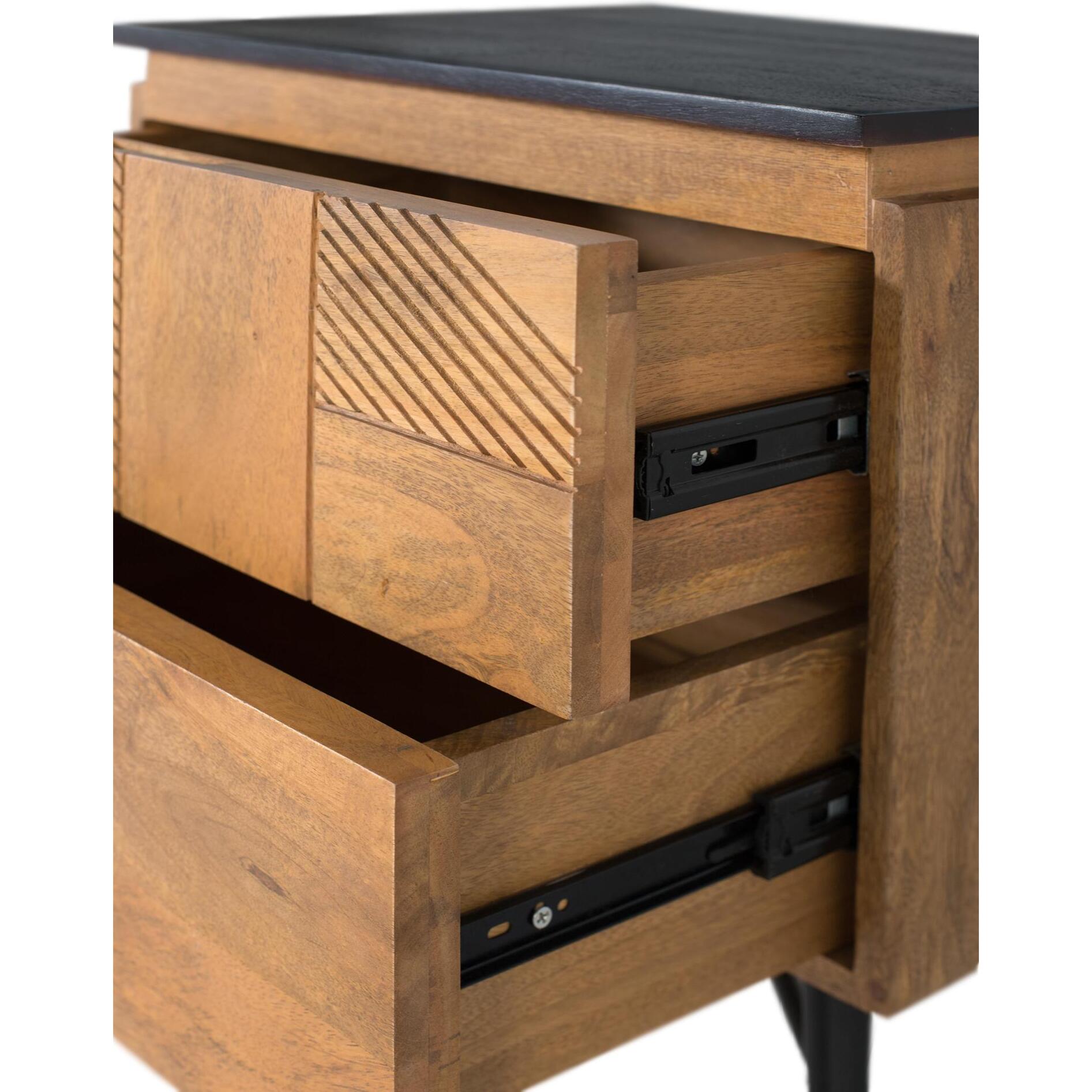 Mesita de noche - banco a los pies de la cama 55x50x40