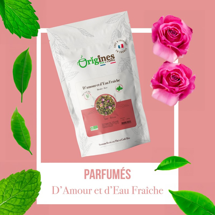 Thé Vert Bio d'Amour et d'Eau Fraîche - Chine - Sachet 80g