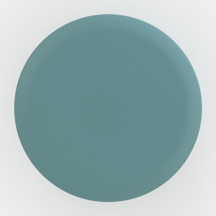 Table d'appoint ronde en métal bleu D37 cm - Aglaé