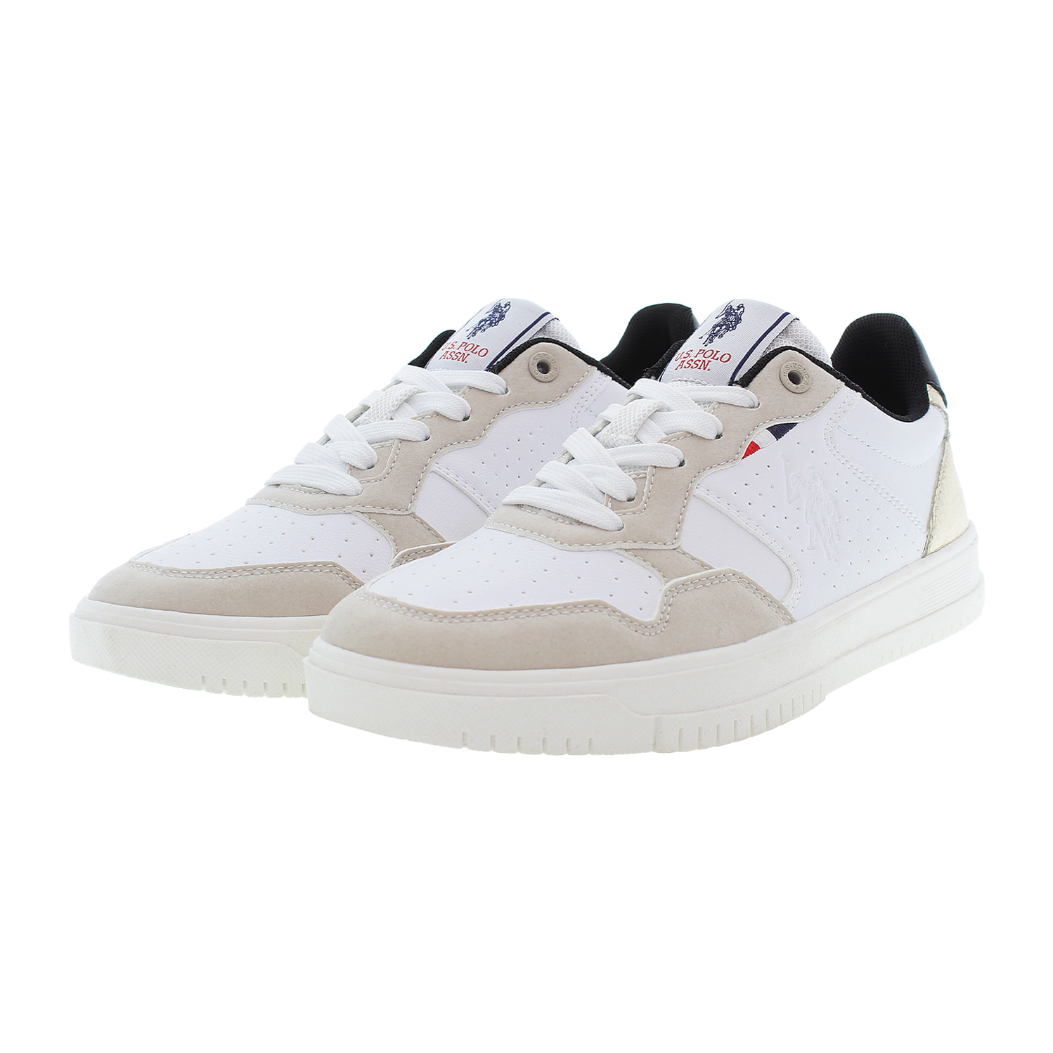 Sneakers U.S. Polo Assn. bianco-oro