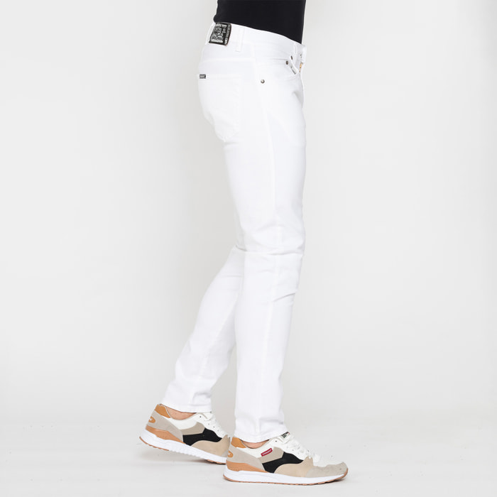 JEANS COLOR SLIM FIT IN BULL DENIM STRETCH TINTO OLD