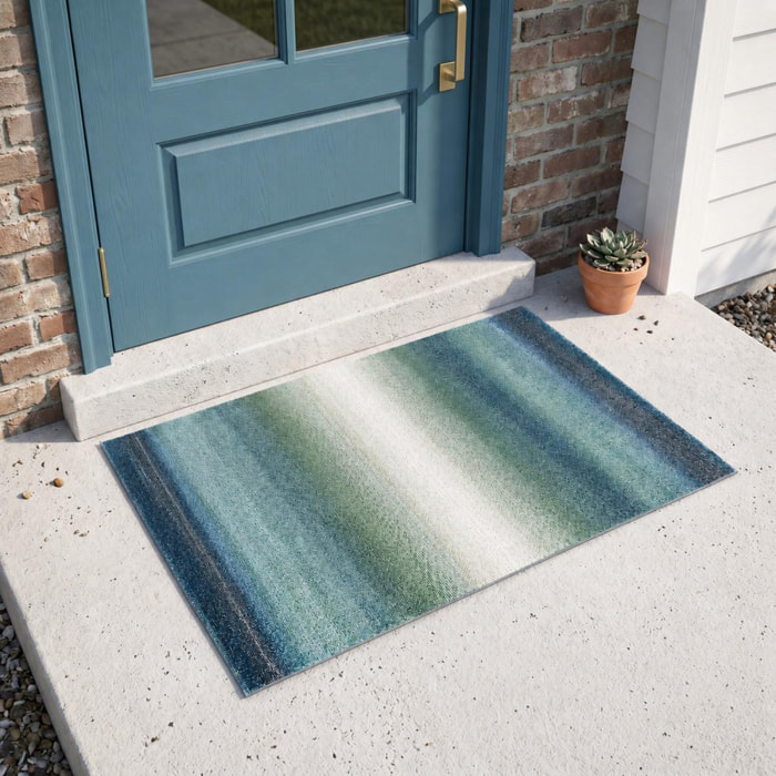 Tapis salon et chambre tissé motif géométrique HANA