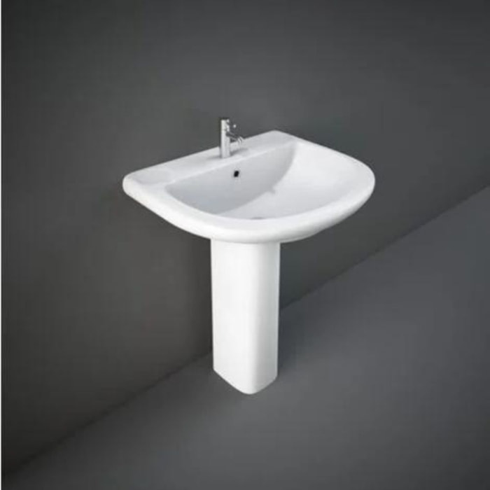 Colonne pour lavabo Brive blanc