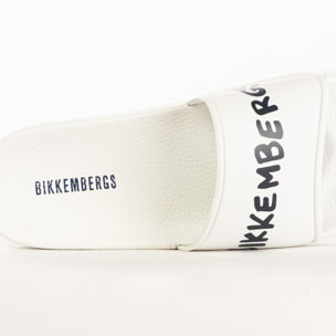 BIKKEMBERGS ciabatte unisex white