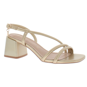 Marina Galanti Scarpe Donna Sandals Jewel Heeled 60 MG 1A149 Gold