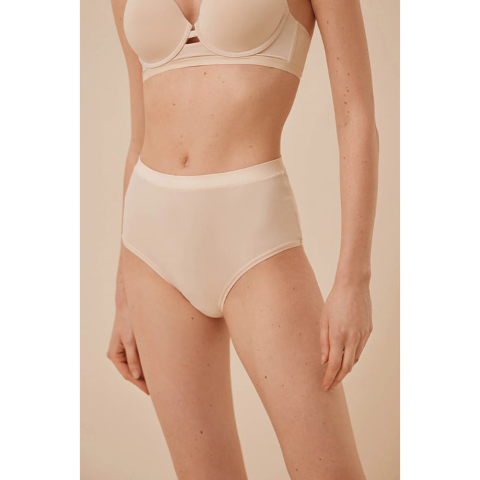 Slip avorio a vita alta