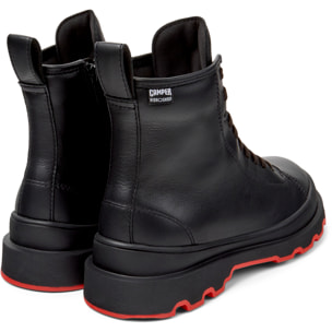 Botines - CAMPER Brutus+ - Negro - Cuero liso