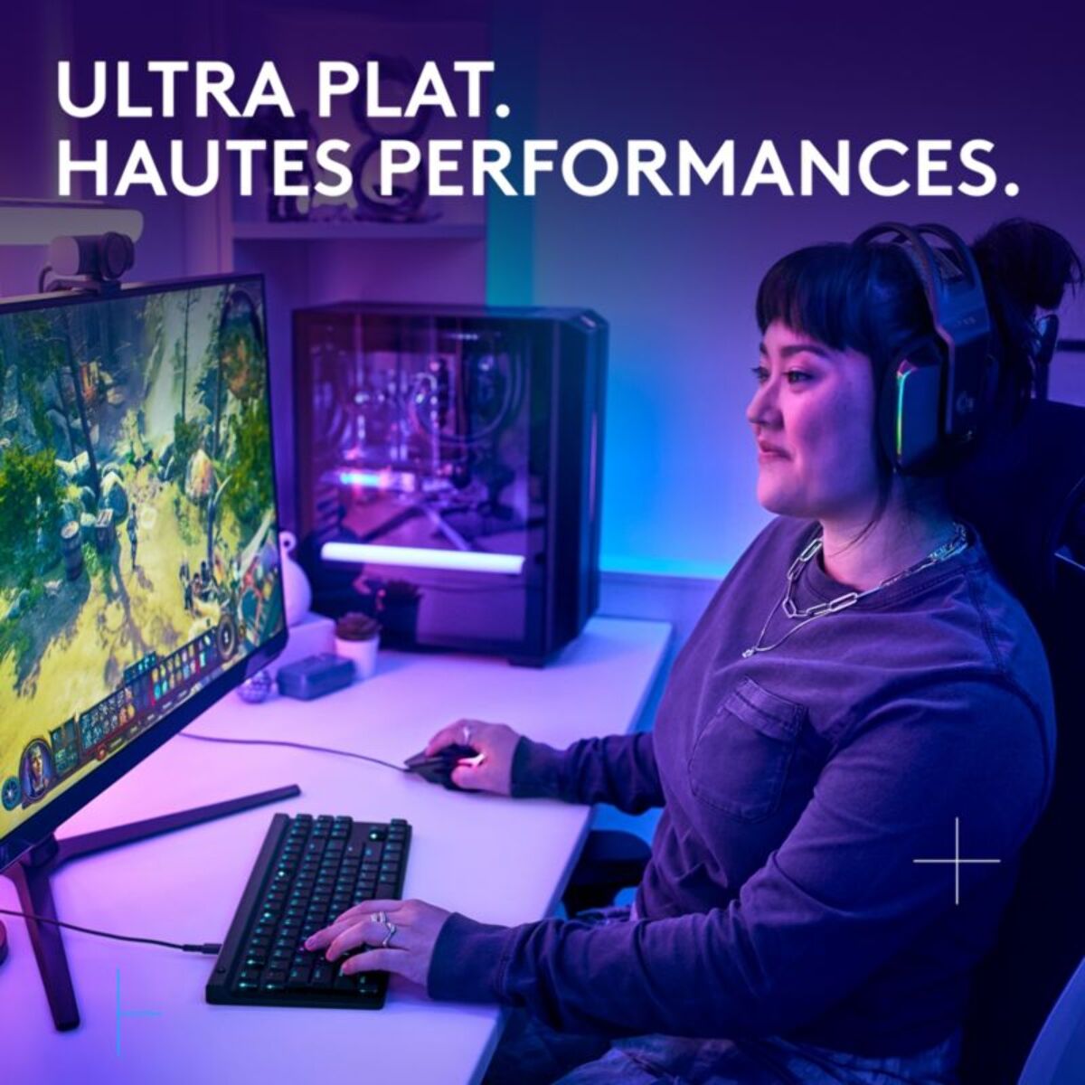 Clavier gamer LOGITECH G515 TKL tactile noir