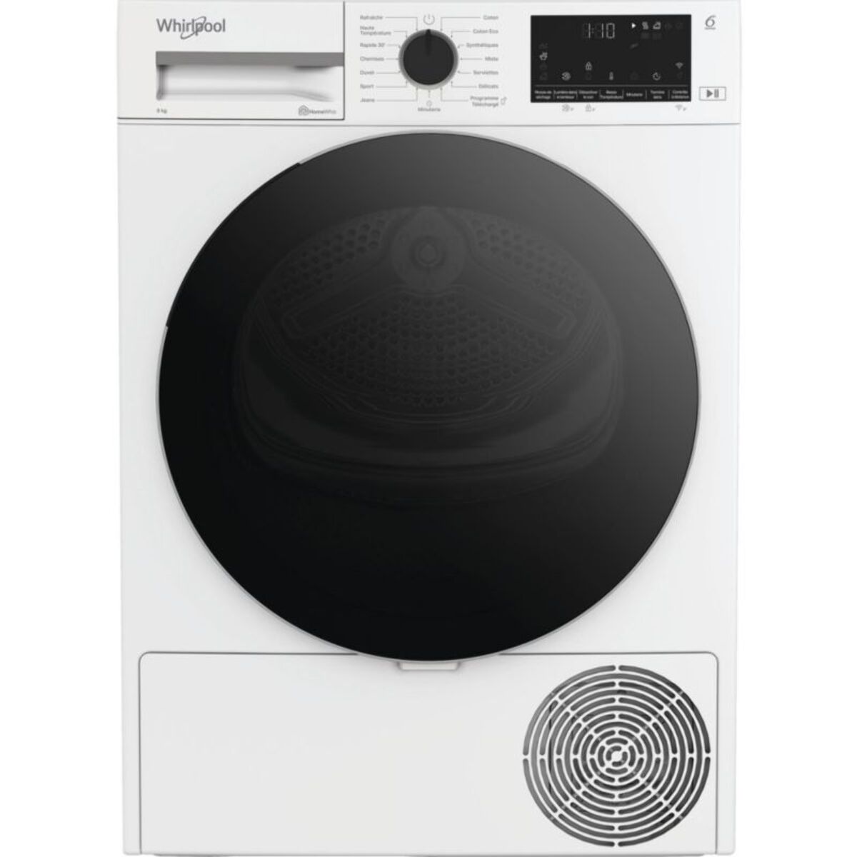 Sèche linge pompe à chaleur WHIRLPOOL CWD93MWBSFRX