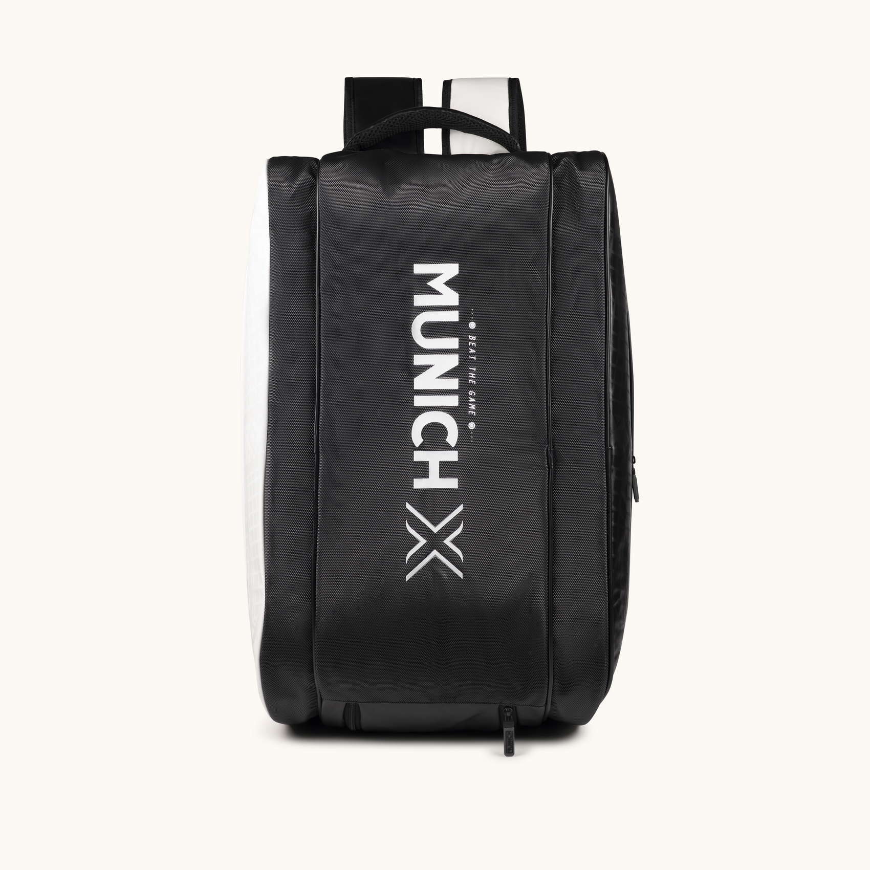 Mochila Deportiva de Pádel Negra y Blanca con Compartimentos Térmicos y Zapatillero TRAINING BACKPACK