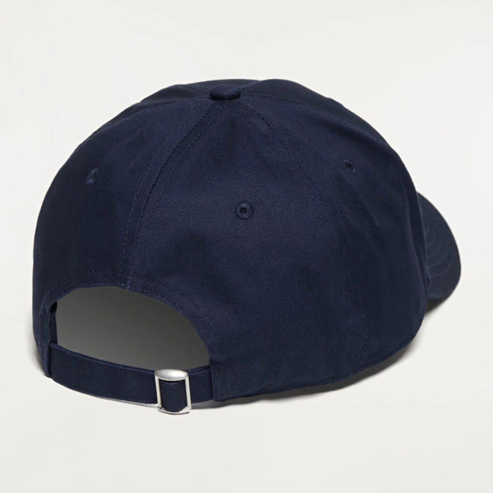 Gorra beisbolera azul marino con logo
