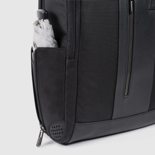 Piquadro Zaino porta pc 15,6 in tessuto riciclato