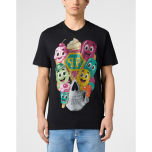 PHILIPP PLEIN T-shirt girocollo a maniche corte SKULL