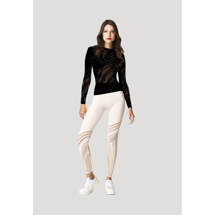 Top a maniche lunghe Organic Net Top Long Sleeves