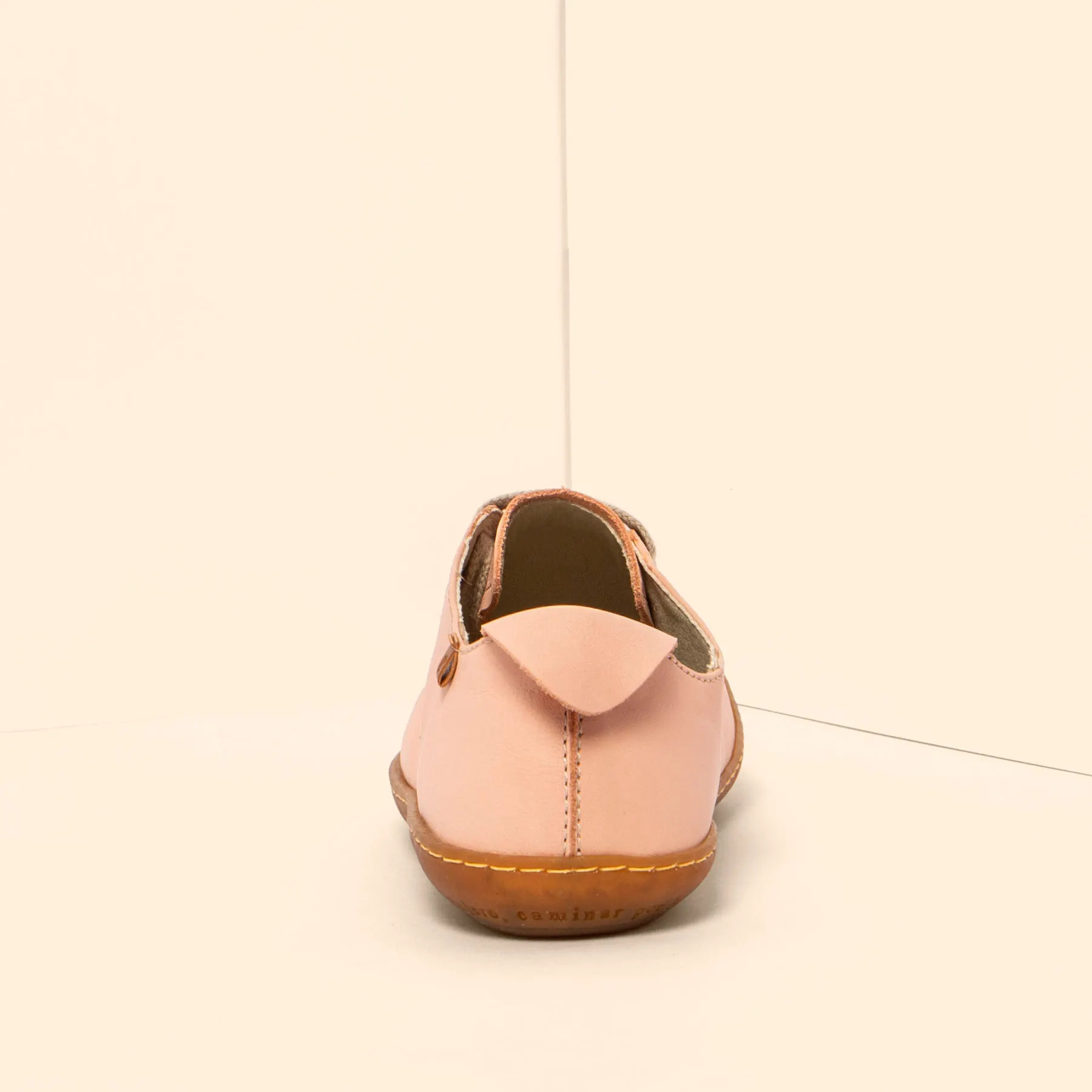 Zapatillas N296 SOFT NAPPA SALMON/EL VIAJERO color Salmon