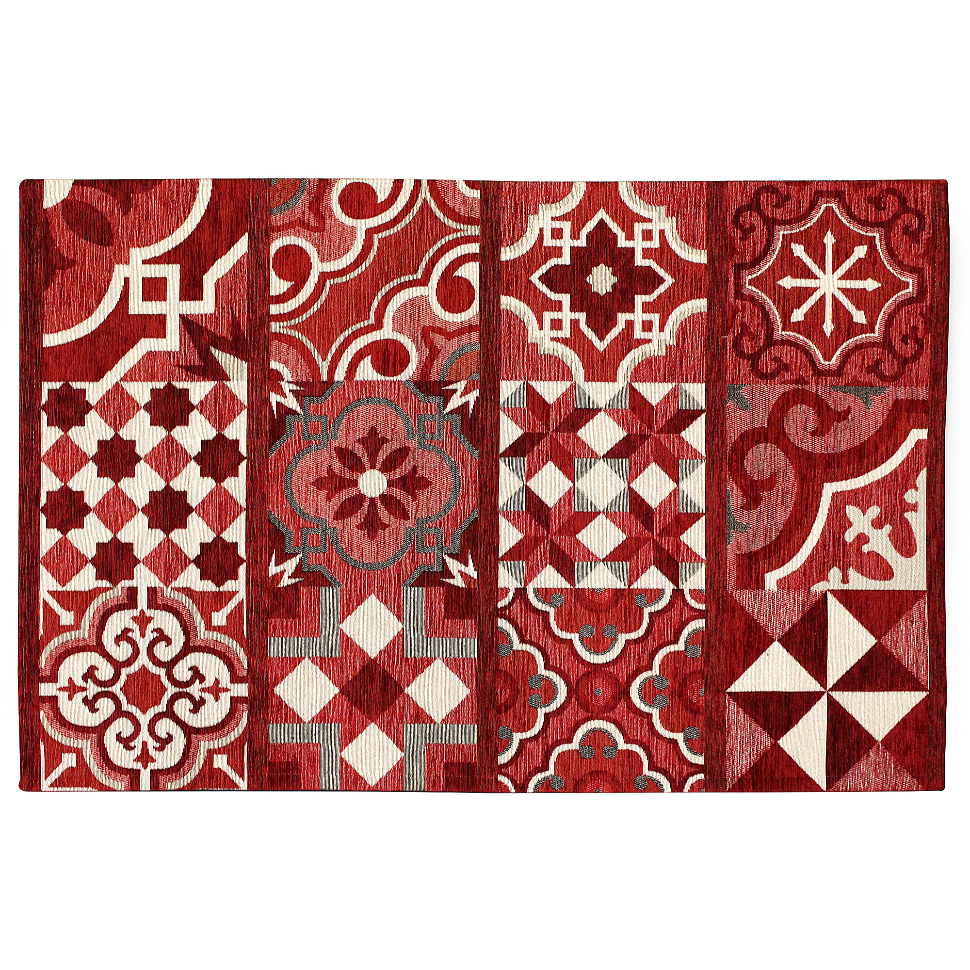 TAPPETO DA CUCINA CEMENTINE ROSSO DON GIOVANNI 57X85 CM