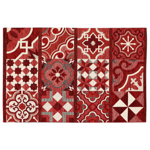TAPPETO DA CUCINA CEMENTINE ROSSO DON GIOVANNI 57X85 CM