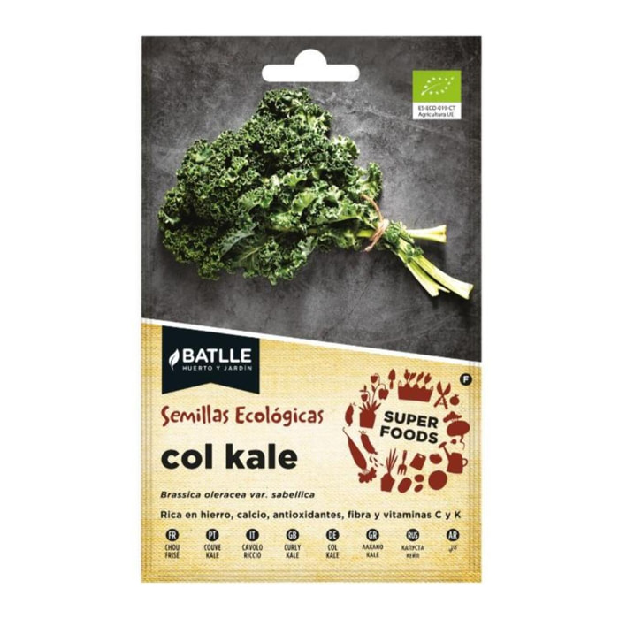 Semillas de Kale "Super Foods" ecológicas Batlle