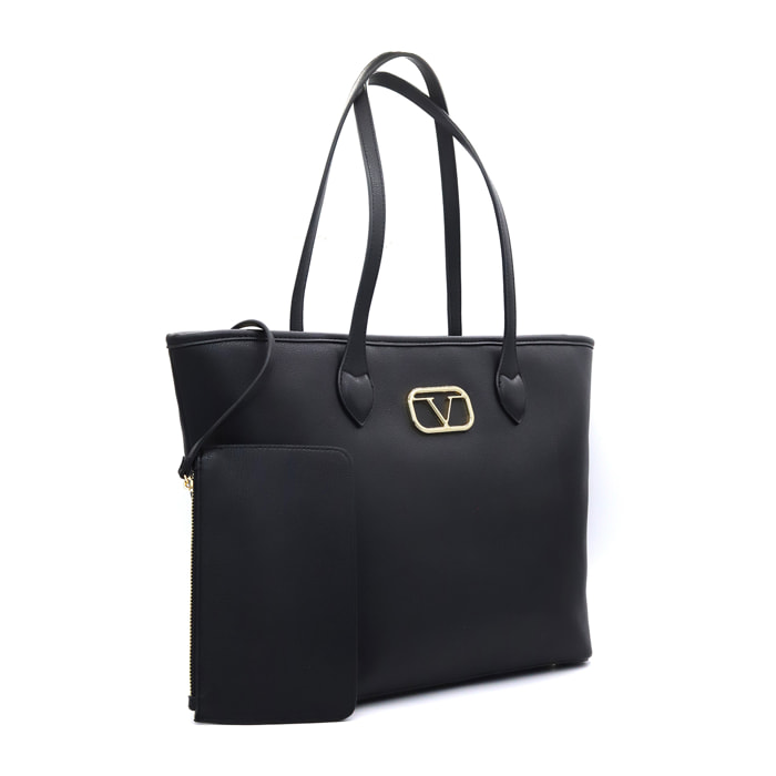 Borsa Shopper SANTORINI da donna ecopelle Prodotto Vegano 42x29x14 cm