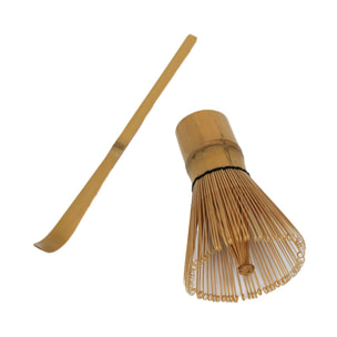 Fouet et Cuillère à Matcha en Bambou
