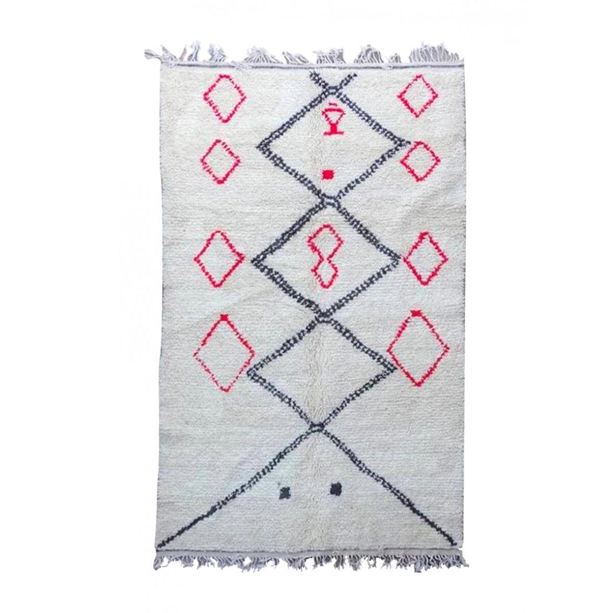 Authentique tapis berbère fait à la main en laine FOMI