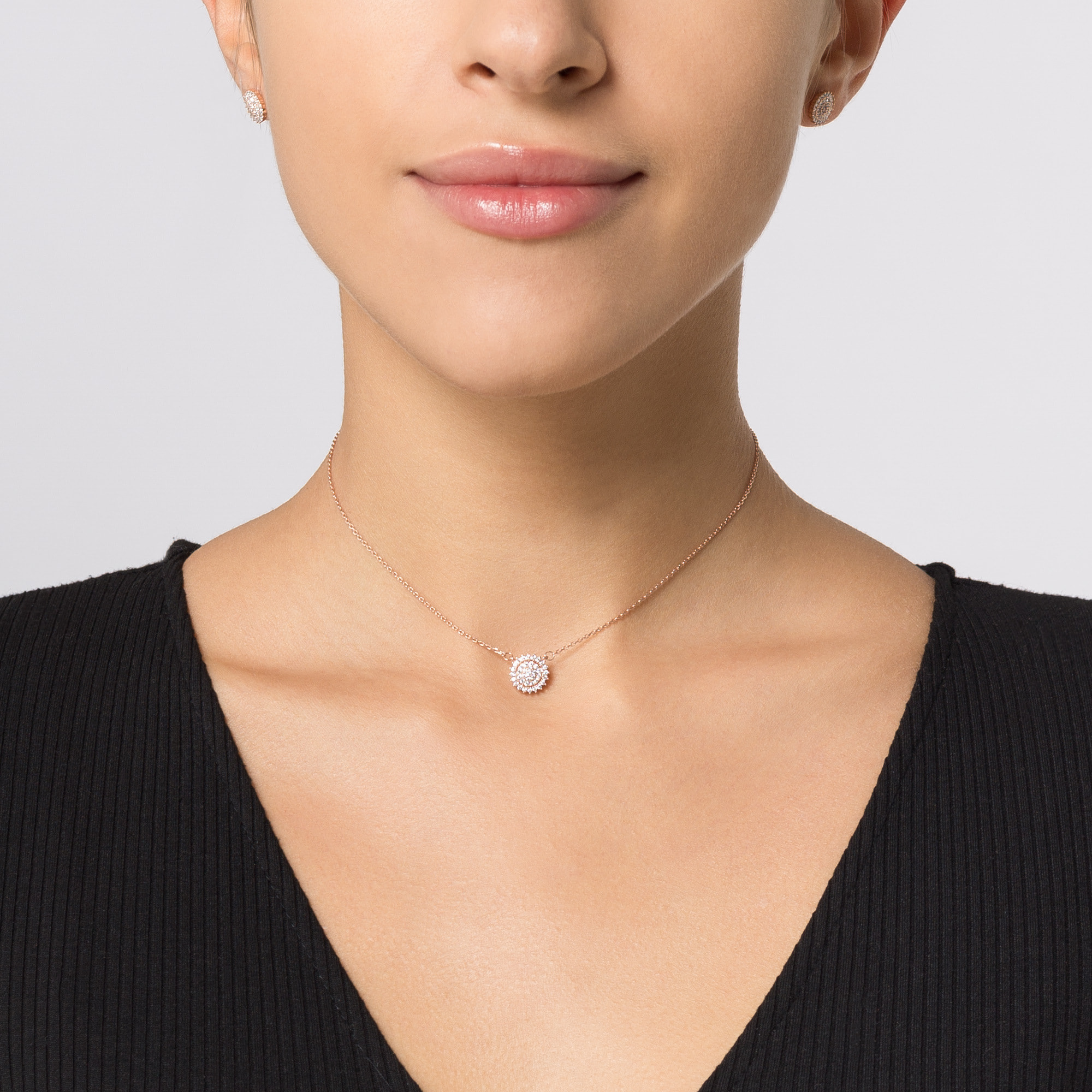 Collana U.S. Polo Assn. In metallo placcato oro rosa