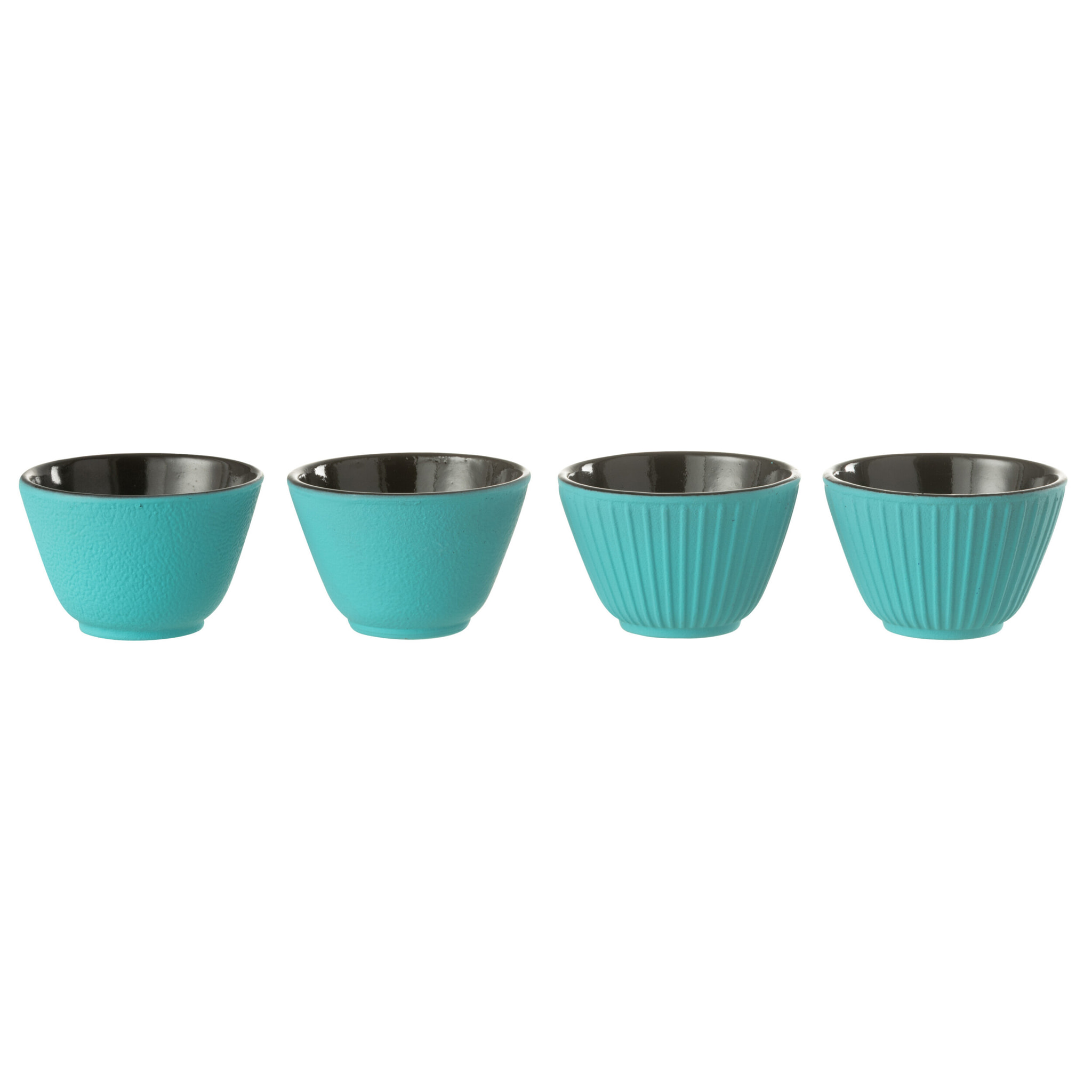 J-Line tasse - métal - bleu clair - 2 boîtes de 2 pcs