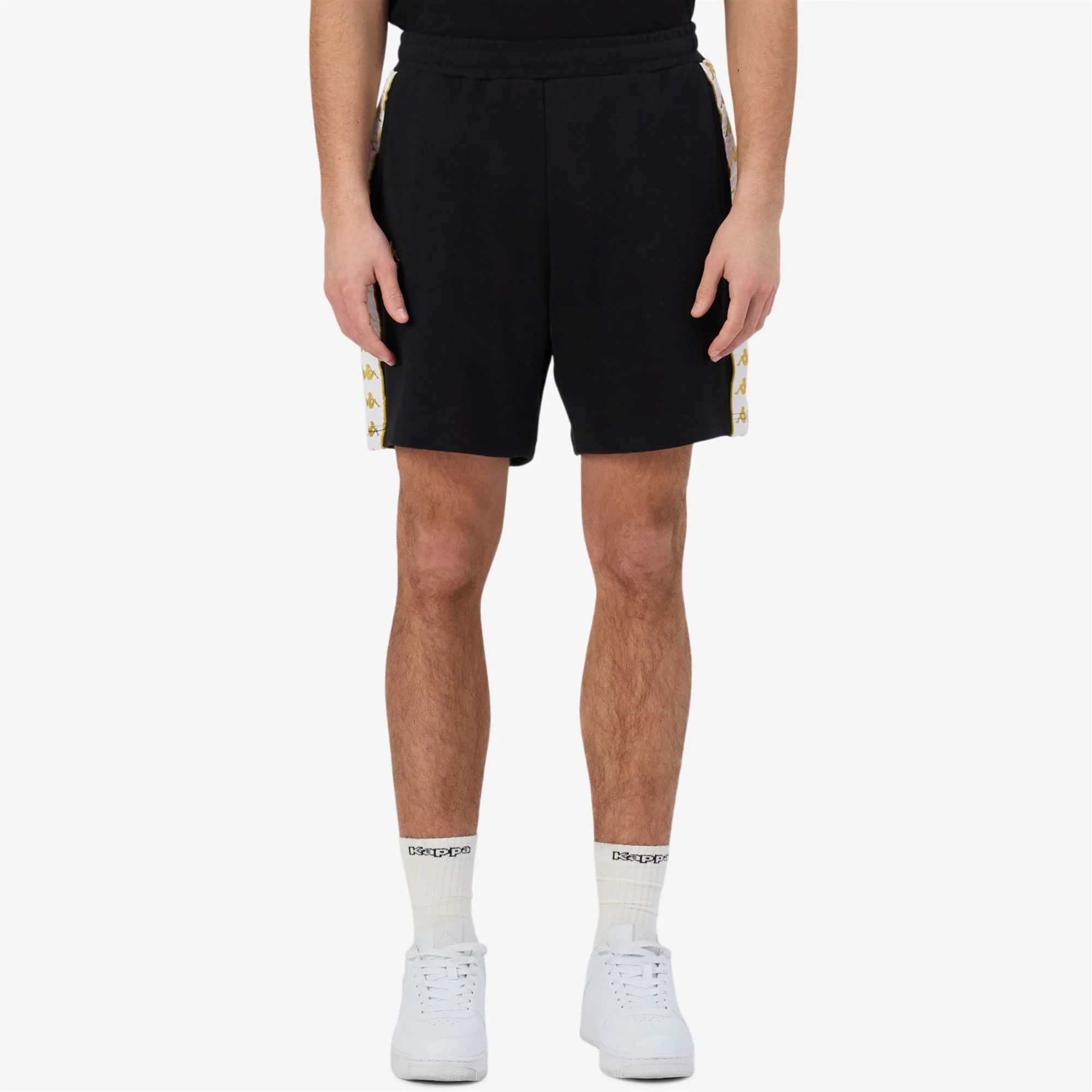 Kappa - Pantaloni Corti Uomo Nero - 222 Banda Oviedo