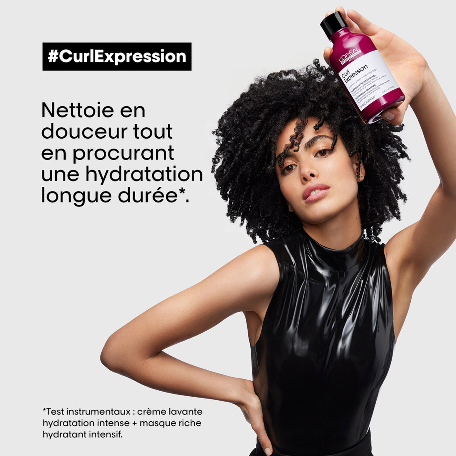 Série Expert Curl Expression - Shampoing Crème Lavante Hydratation Intense - cheveux ondulés à frisés