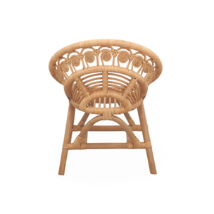 Chaise enfant en rotin Alice