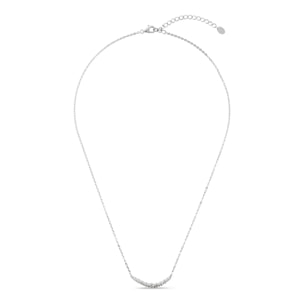 Collana Girocollo in Argento 925 con Cubic Zirconia Graduate