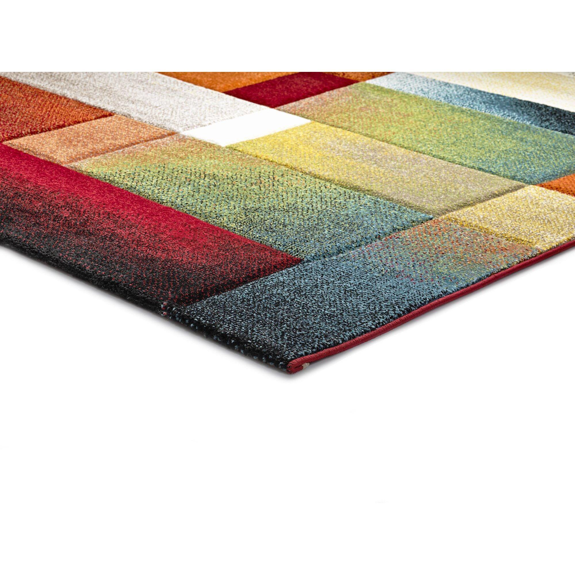 Alfombra geométrica Matrix multicolor, varias medidas disponibles