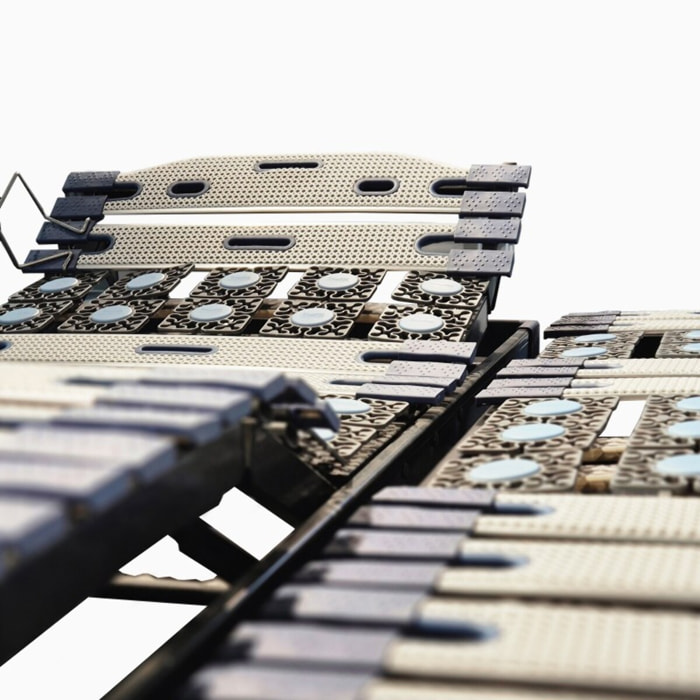Sommier électrique Sensomatic| Bi-technologie | Lattes flexibles TRICONFORT® et Plots multidirectionnels Pression 3D®