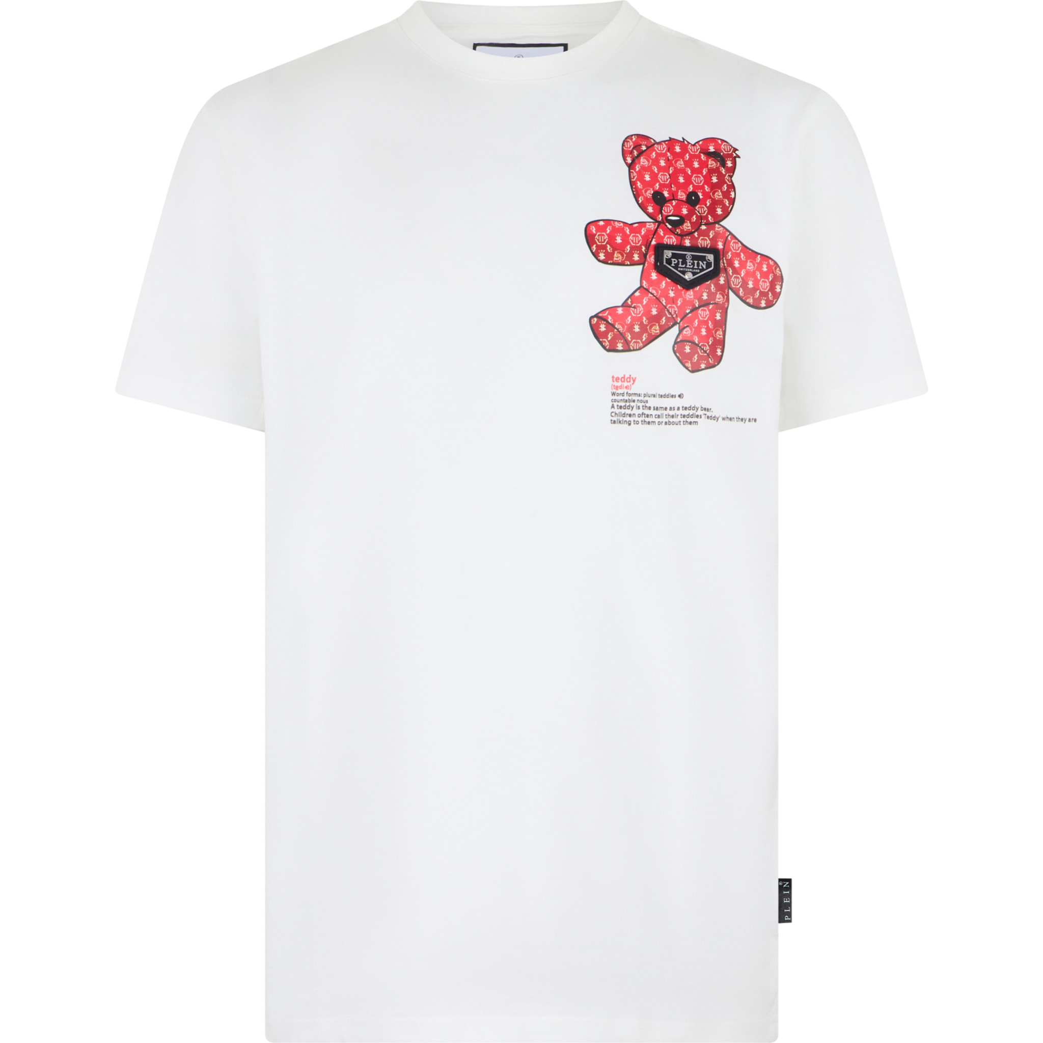 PHILIPP PLEIN Camiseta de cuello redondo y manga corta TEDDY