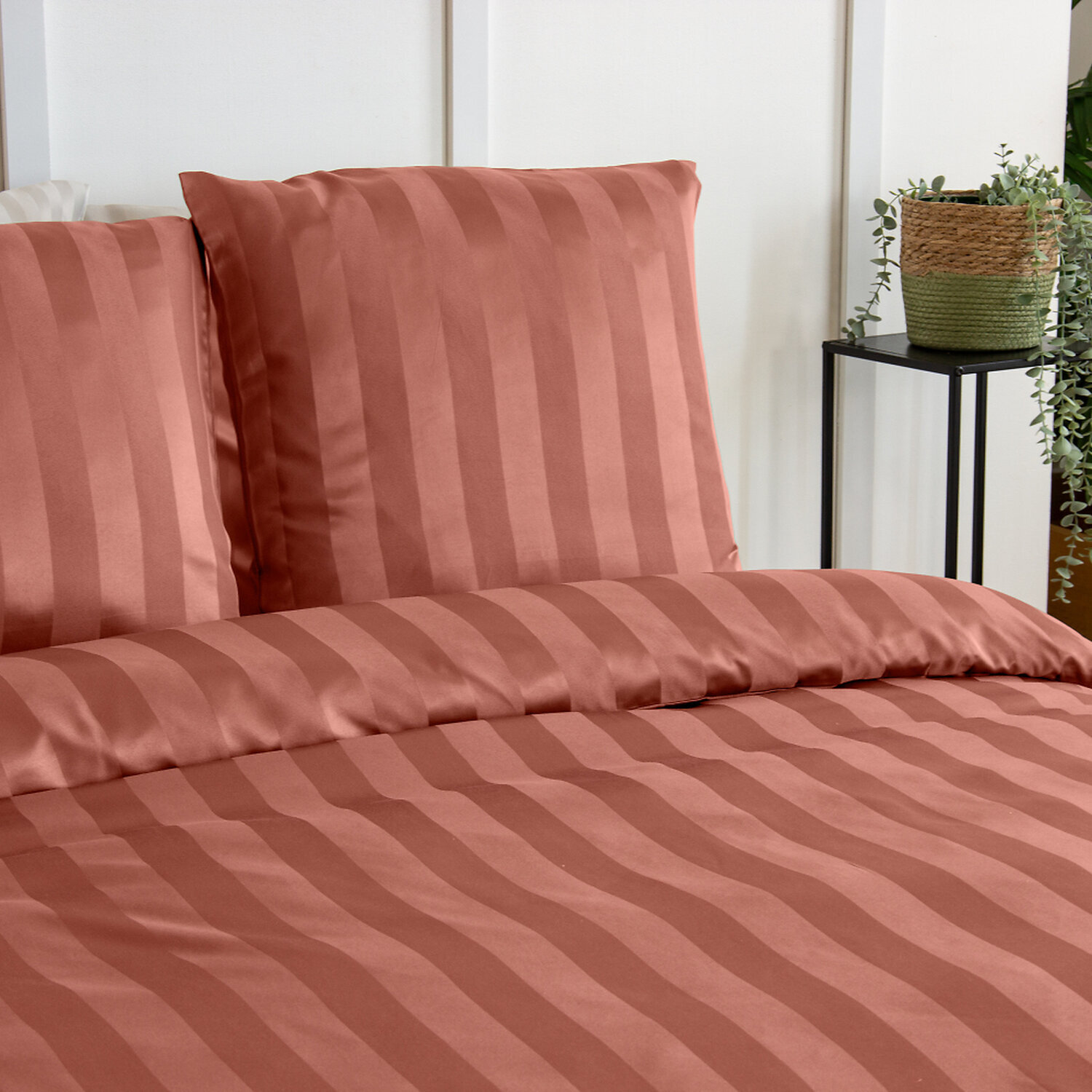 Parure housse de couette 3pcs 100% microfibre_tomette 220x240 cm