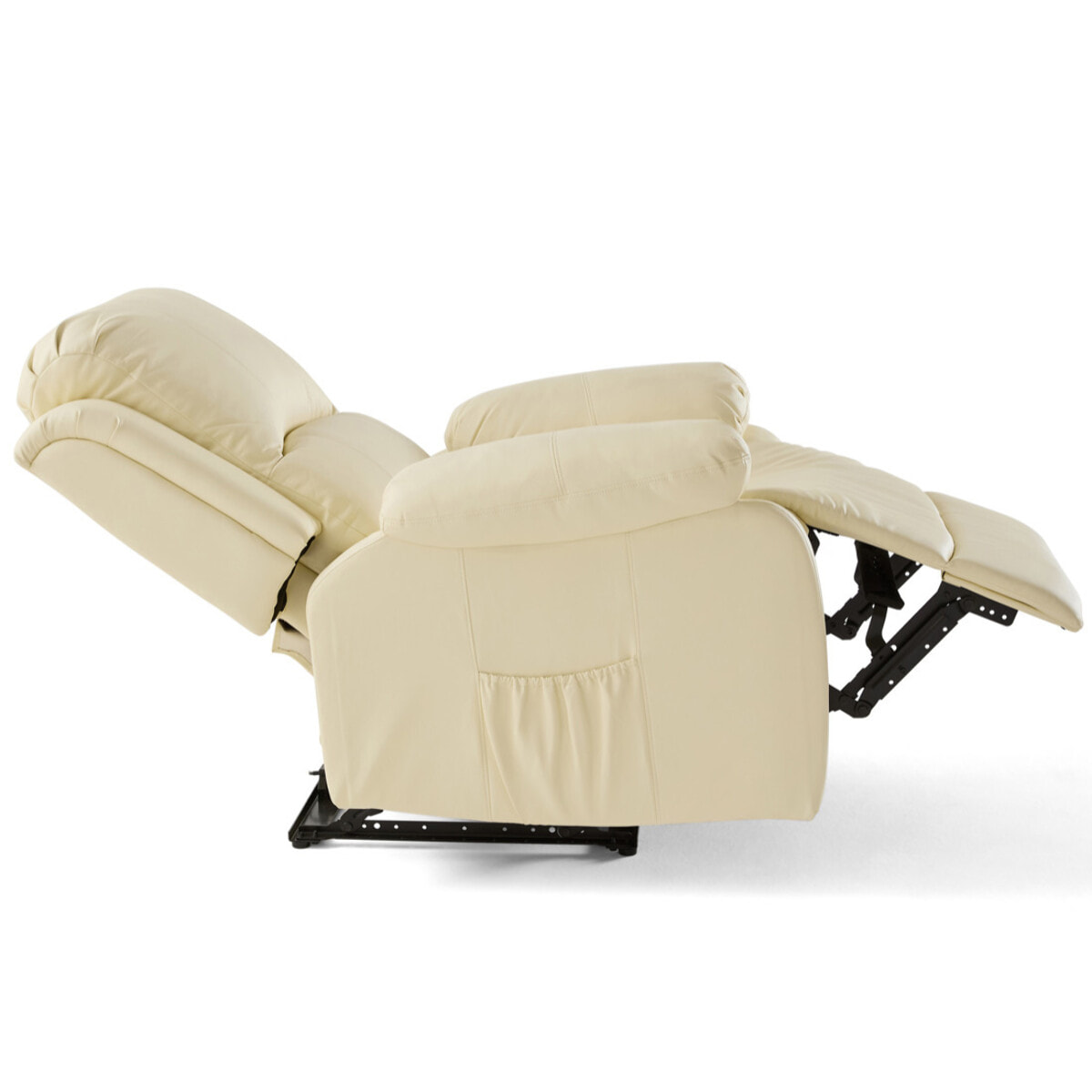 Armand - fauteuil relax électrique en simili - Beige
