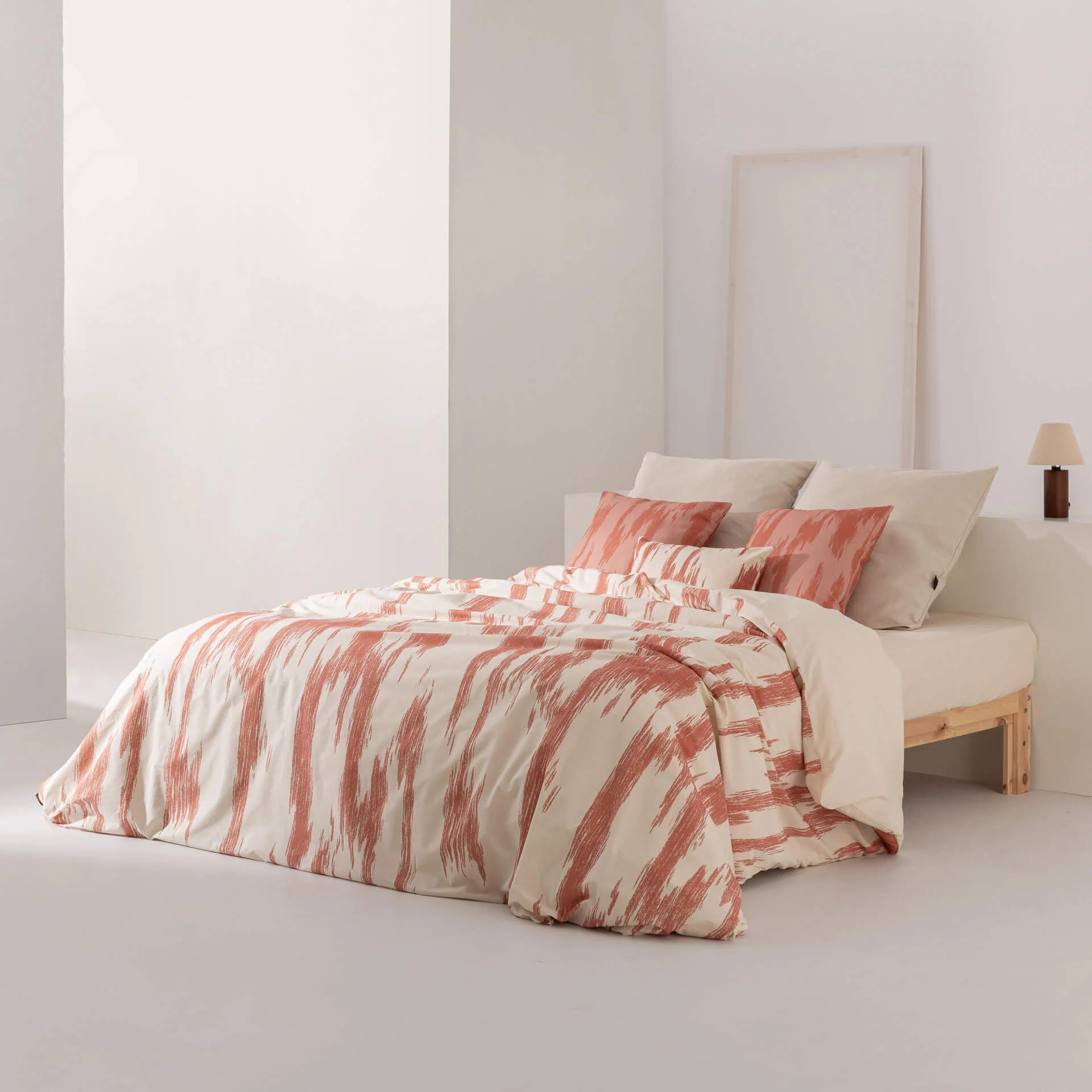 Housse de couette en 100% coton 157 fils Mahón Orange