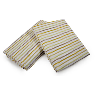 TESS HOME COLLECTION Completo letto matrimoniale Farfalle in Puro Cotone